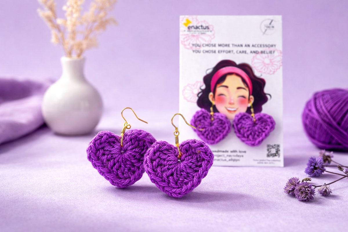 Crochet Fruit Keychain